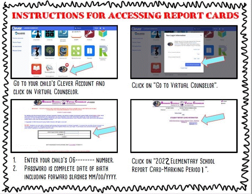 Instructions for Accessing Report Cards